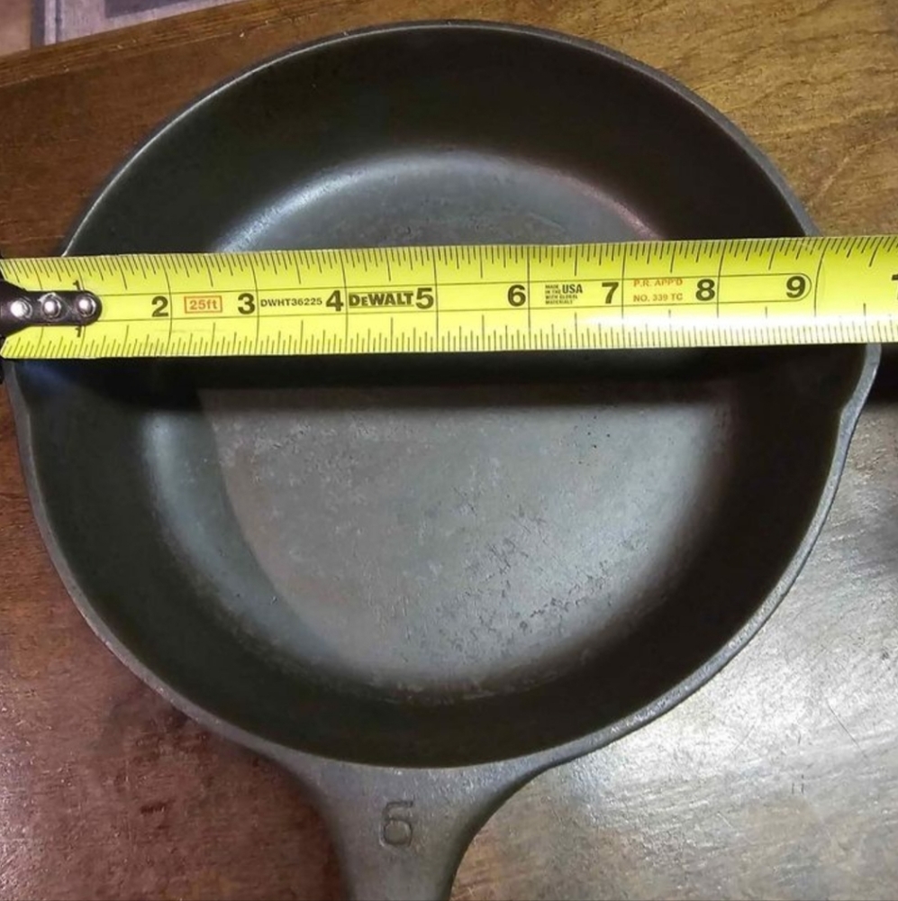 6 inch Wagner Cast Iron